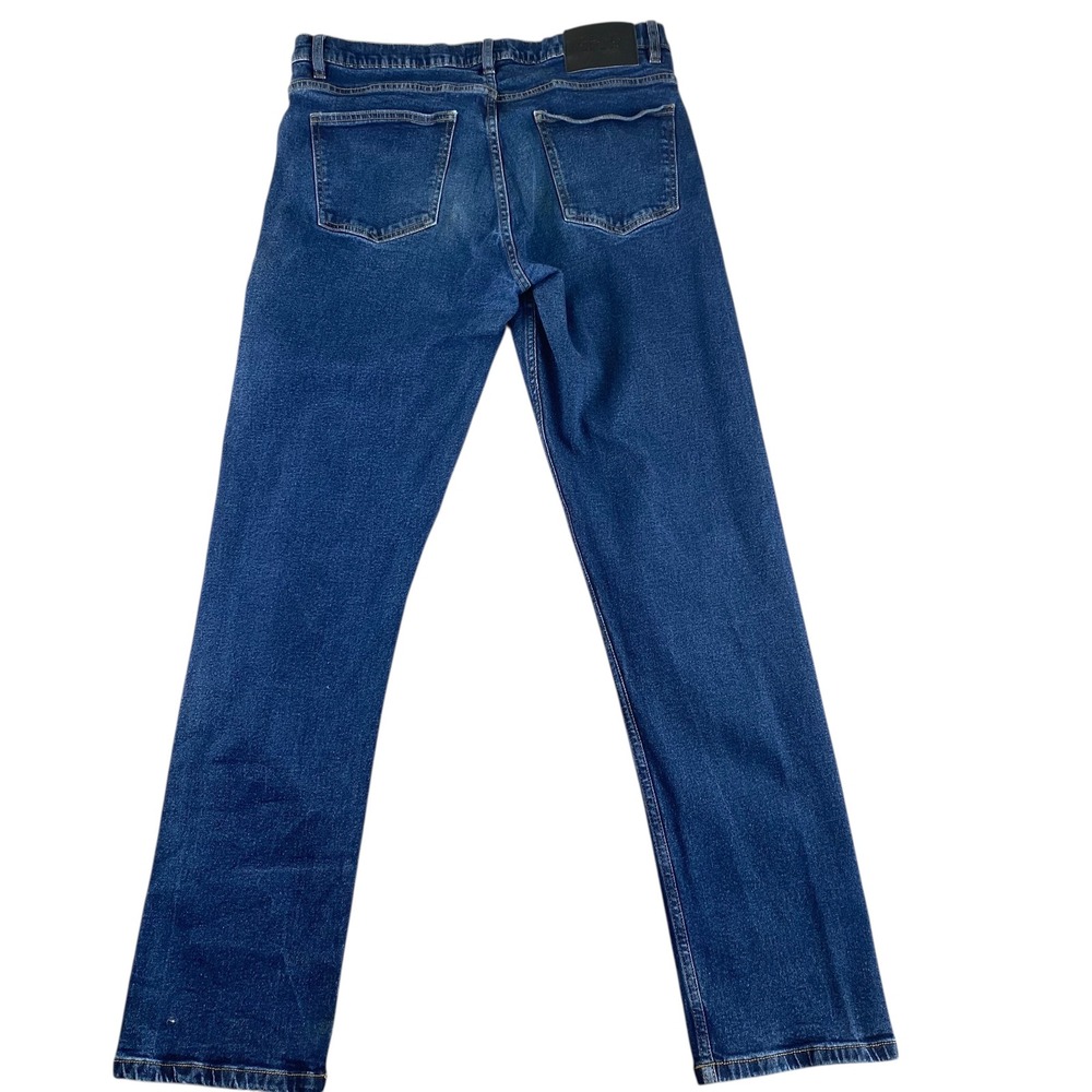 Cotton & Co Mens Dark Wash Straight Leg Denim Jeans‎ W34 L34 - Picture 8 of 8
